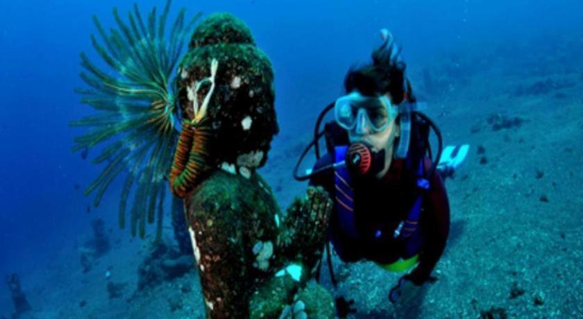 Tulamben Wreck Divers Resort y Restaurante Exterior foto